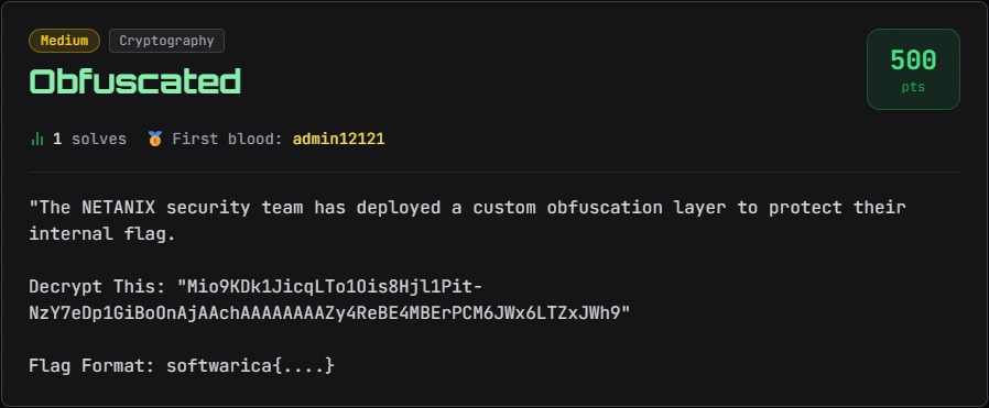 Obfuscated — Netanix CTF